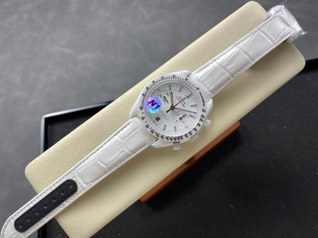 Omega Seamaster Aqua Terra 41mm Omega Speedmaster Moonwatch White Side of the Moon 44.2mm Watch Blue 150M Co-Axial Master Chronometer (Copy)