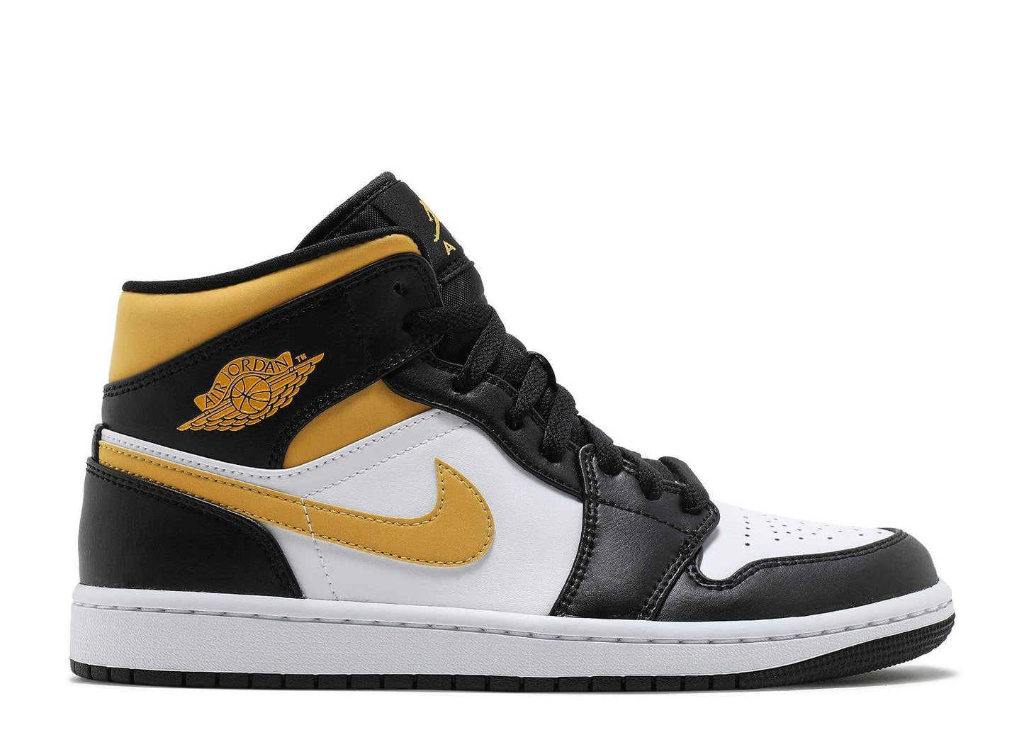 Air Jordan 1 Mid ‘Black University Gold’ Revered Footwear Sneakers - Court Icon
