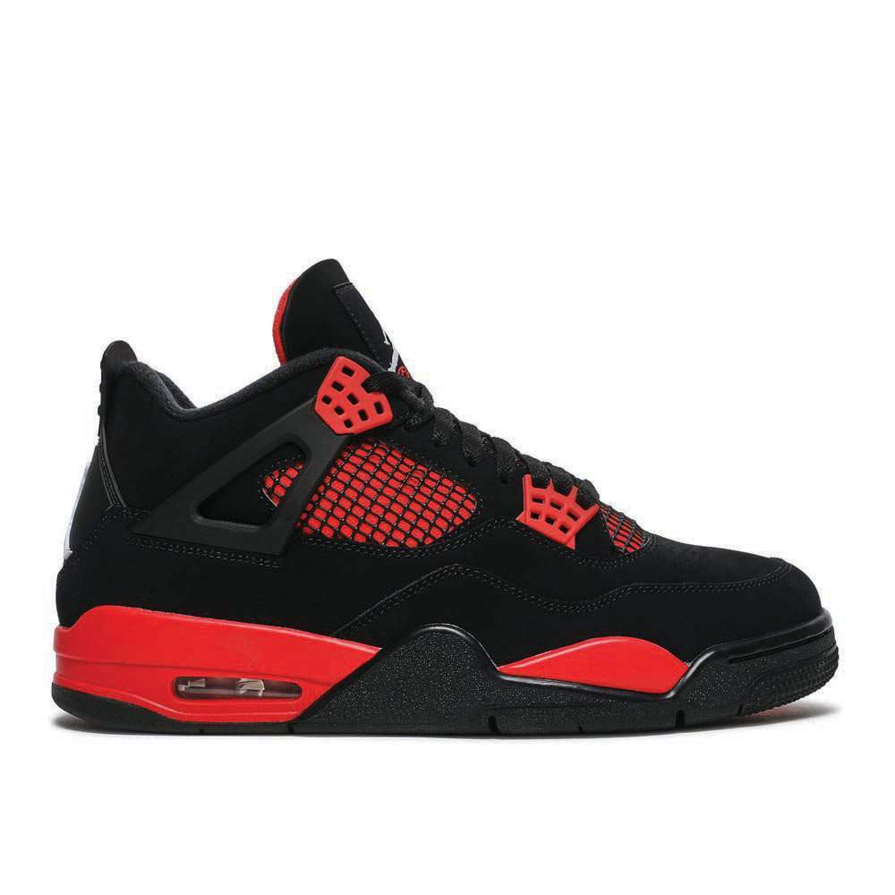 Air Jordan 4 Retro ‘Red Thunder’ Revered Footwear Sneakers - OG Colorway