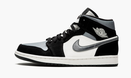 Air Jordan 1 Mid SE Satin Grey Sneakers - Vintage Inspired