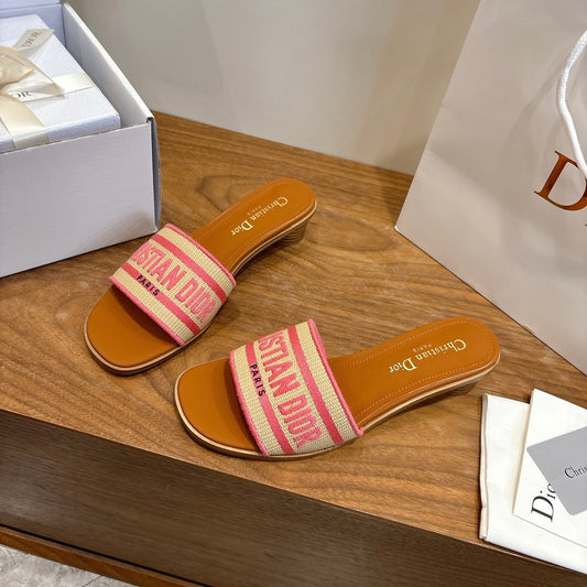 CD 26s Dway Sandals Canvas Sheepskin 685355