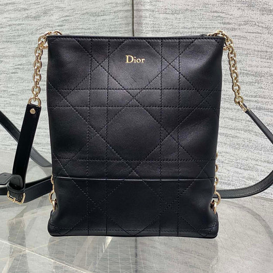Dior 2026 Trianon Hobo Chain Bag 21cm Lambskin 289177