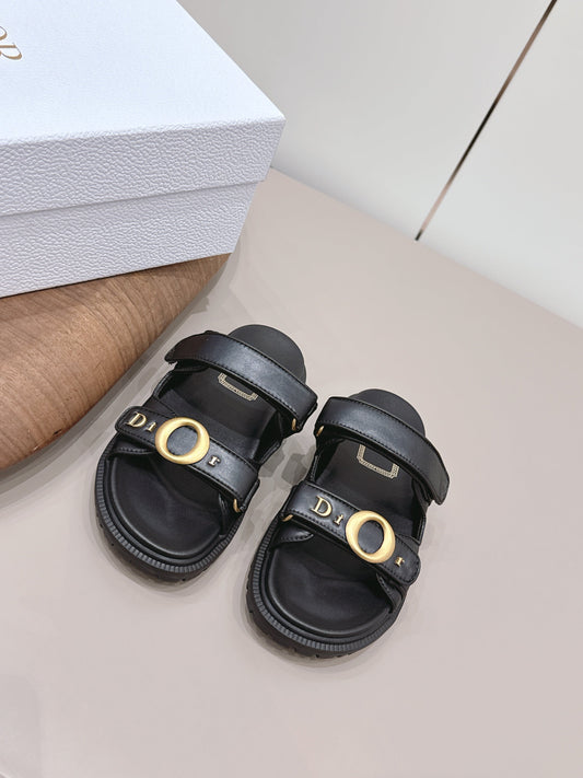 CD 26A Sandal Sheepskin Gold Buckle
