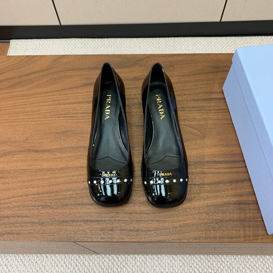 Prada 2026 Ballet Flats Patent Leather 792672