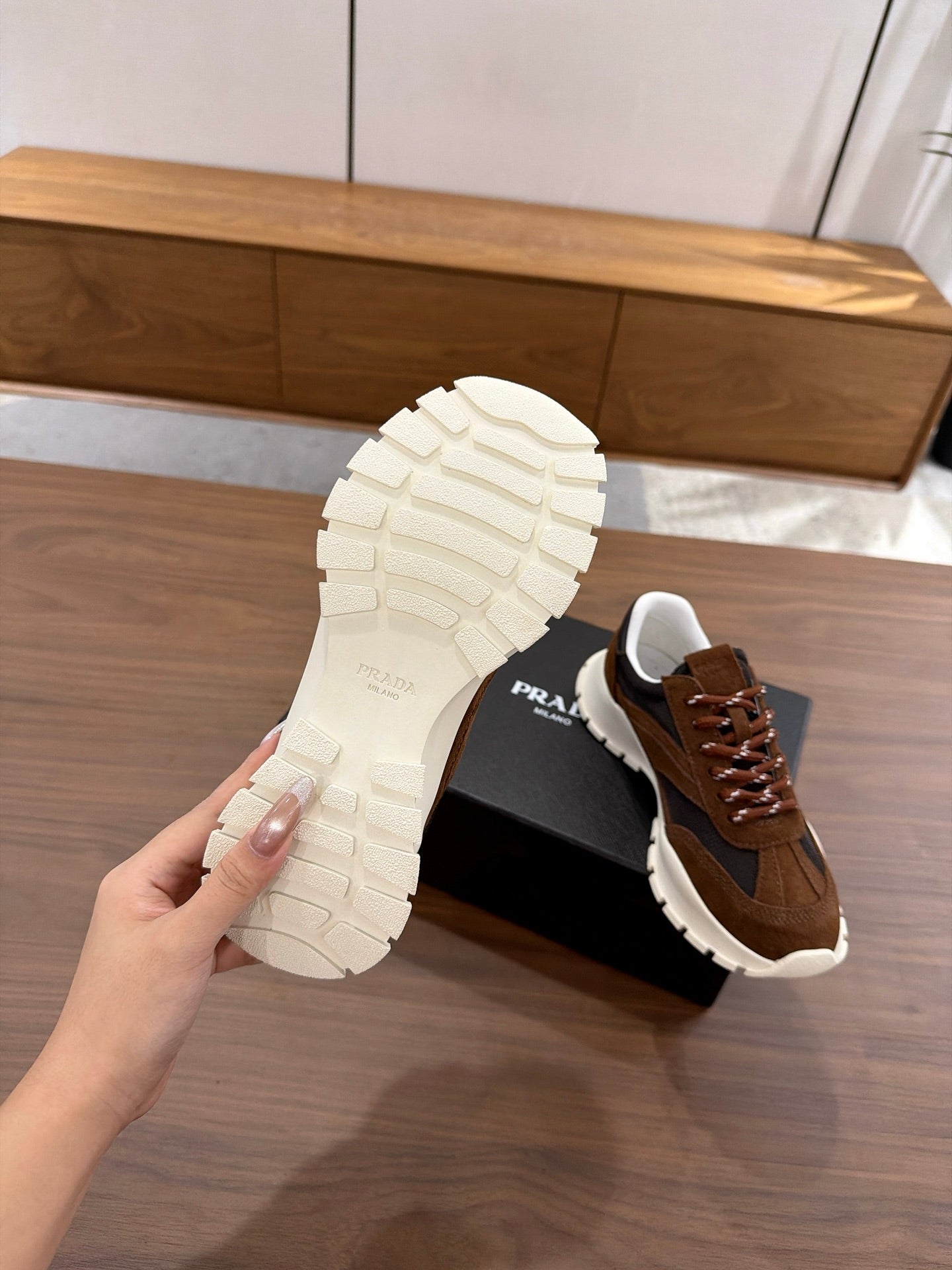 Prada 2026 Sneaker Suede Fabric 855957