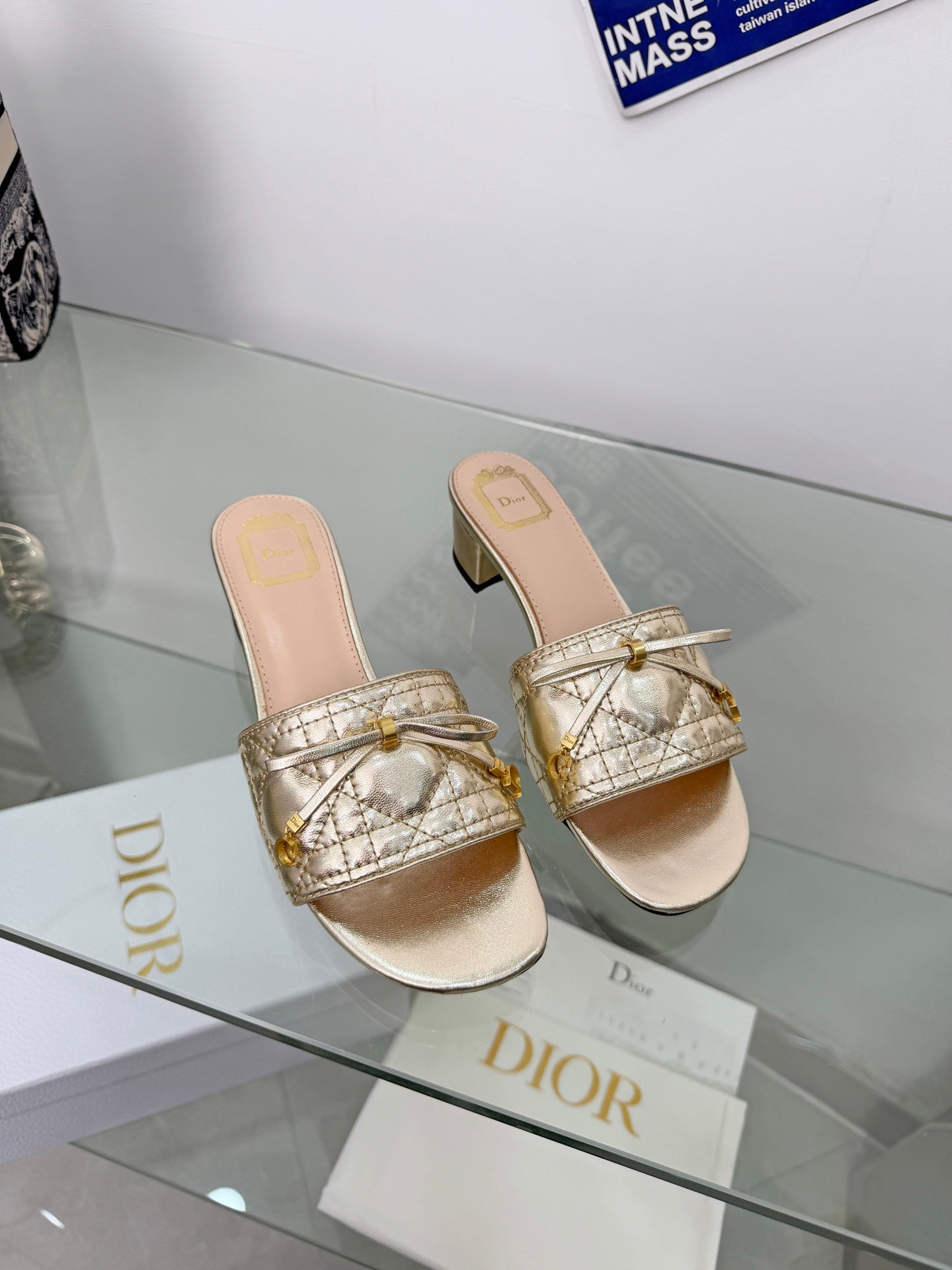 Dior 2026 Sandal 45mm Metallic Leather 844877