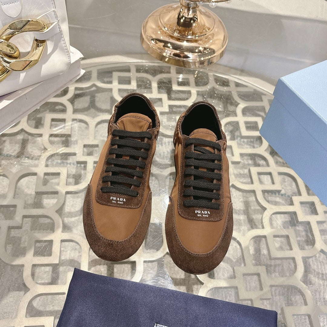 PRA 26S Casual Sneaker Brown Canvas Suede 625962