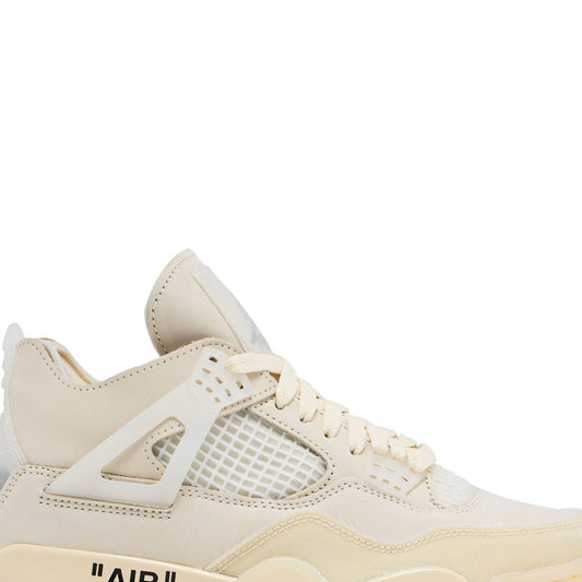 Off-White x Wmns Air Jordan 4 SP ‘Sail’ CV9388-100 Sneakers - Authentic