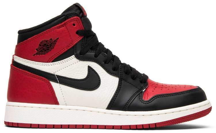 Air Jordan 1 Retro High OG BG ‘Bred Toe’ Unfading Sneaker Sneakers - Basketba...