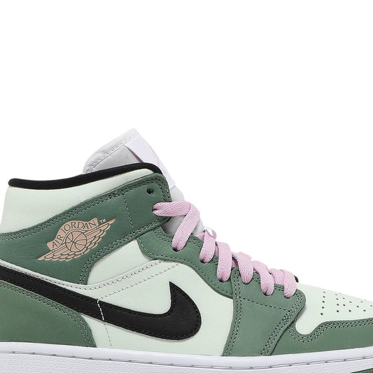 Wmns Air Jordan 1 Mid SE ‘Dutch Green’ CZ0774-300 Sneakers - Hall of Fame
