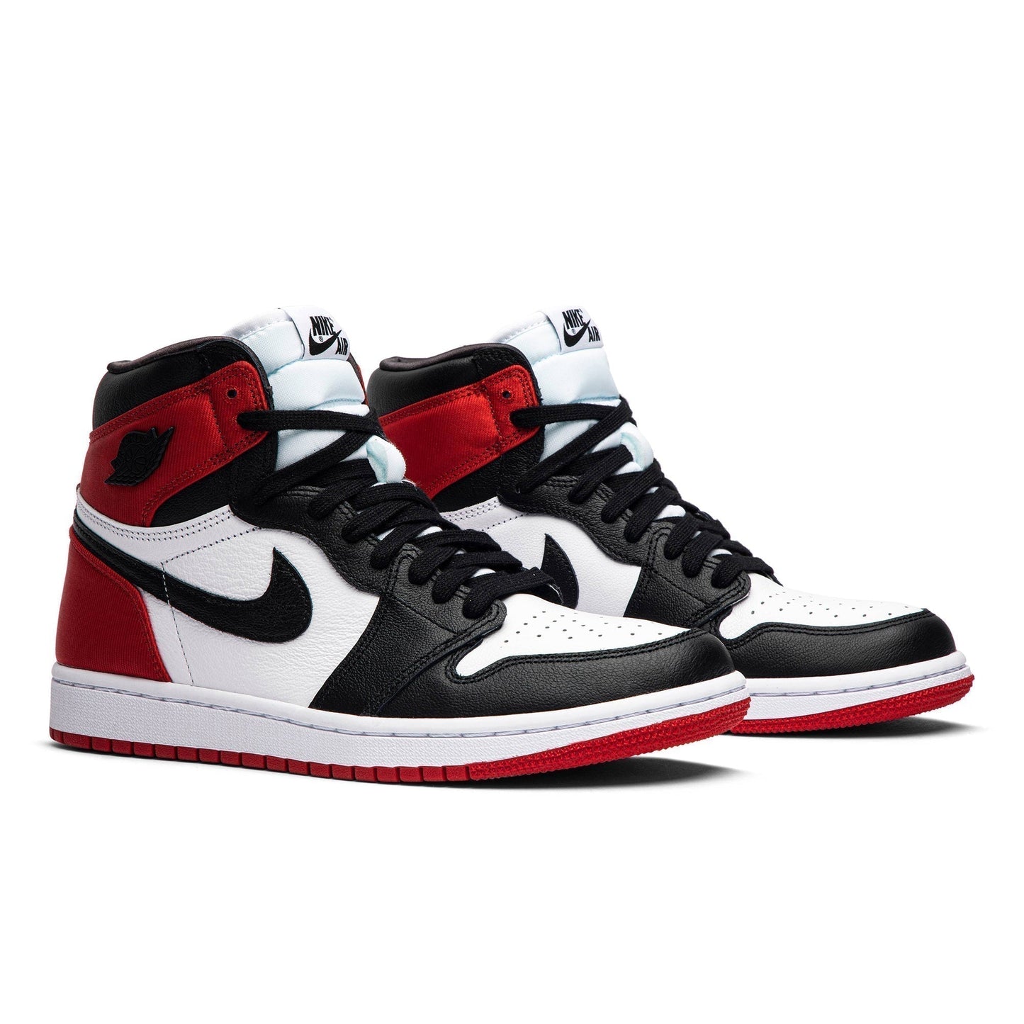Wmns Air Jordan 1 Retro High ‘Satin Black Toe’ CD0461-016 Sneakers - Elite Ed...