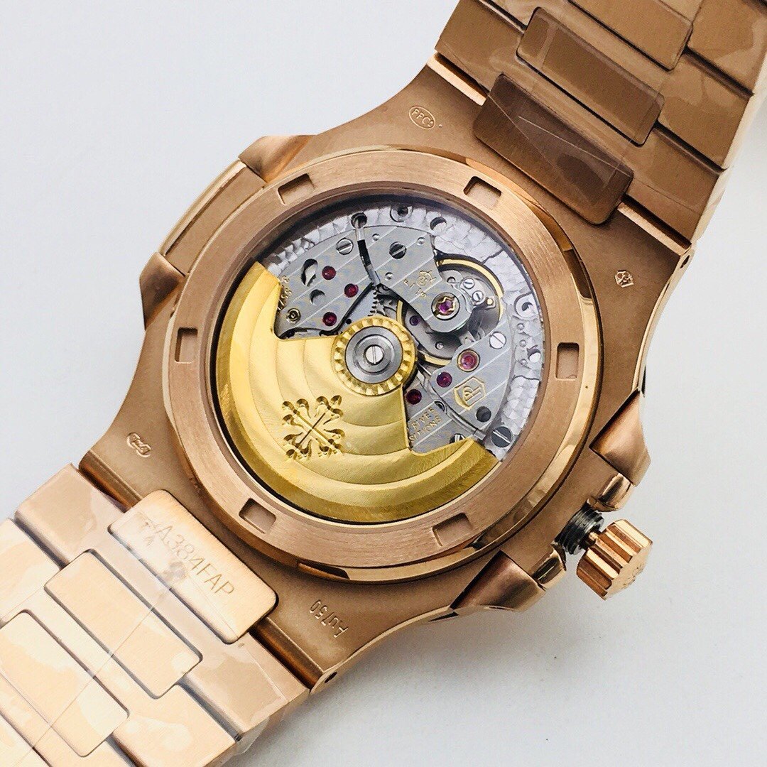 PATEK NAUTILUS 5711 ROSE GOLD BLACK DIAL