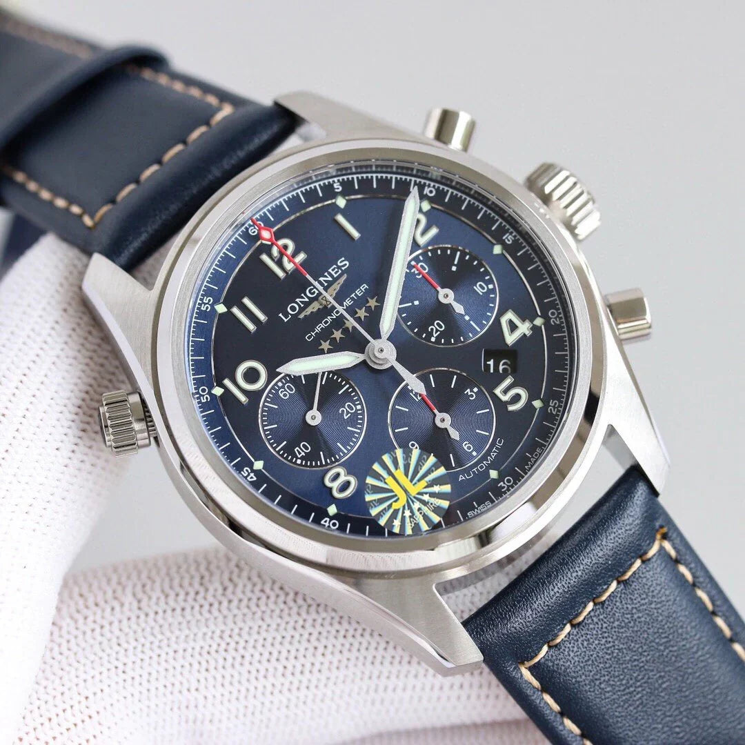 SPIRIT CHRONOGRAPH 42MM STEEL CASE LEATHER