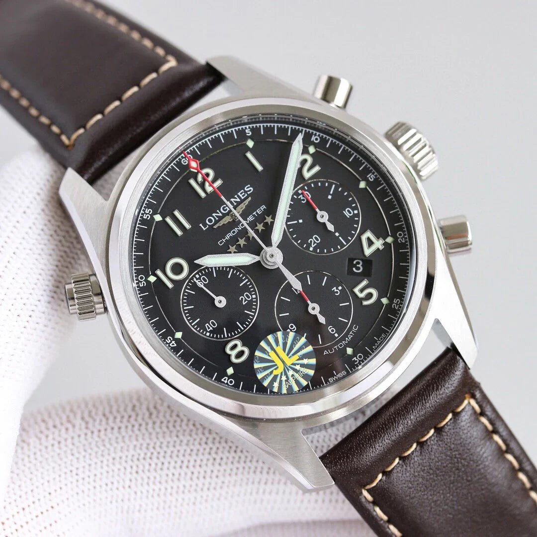 SPIRIT CHRONOGRAPH 42MM STEEL CASE LEATHER
