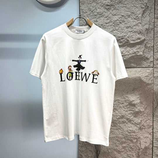 Loewe 26SS Short-sleeved T-shirt White in Cotton 326556