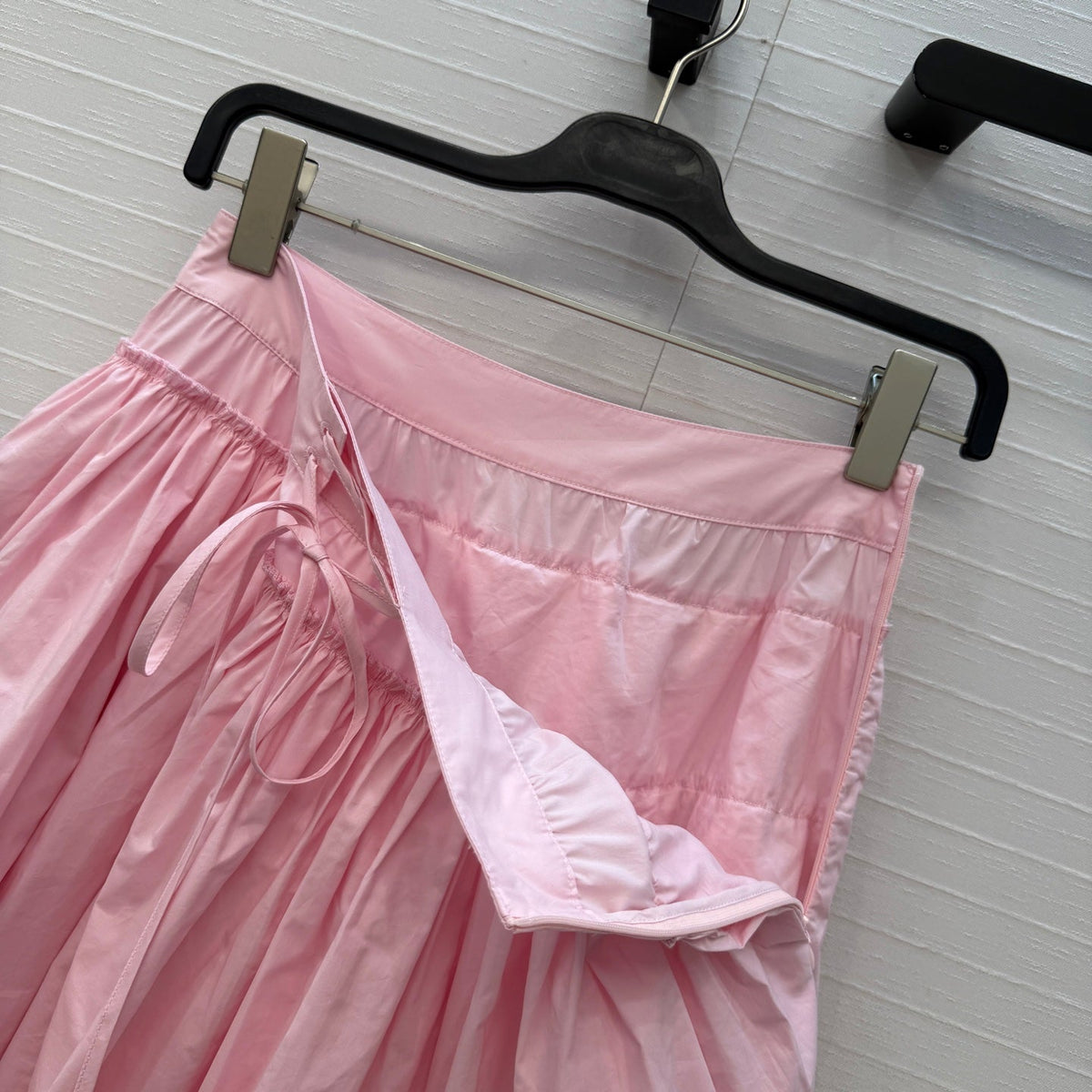 Loew Tiered Tulle Skirt Pink in Cotton 381558