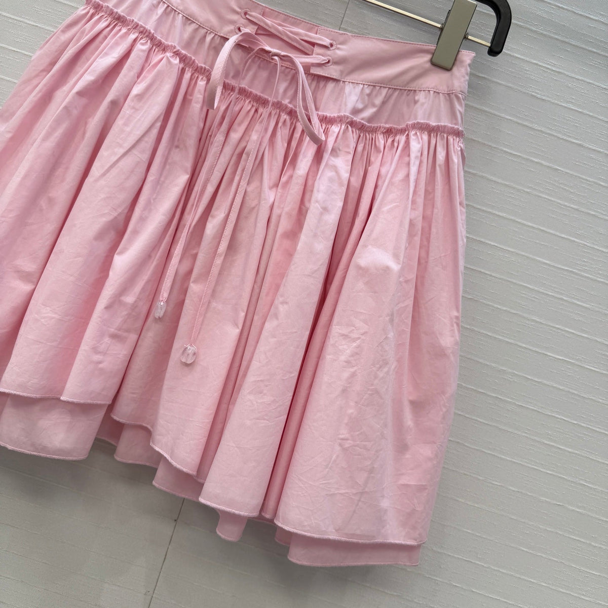 Loew Tiered Tulle Skirt Pink in Cotton 381558