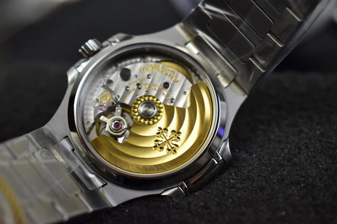 PATEK Nautilus 35mm Silver Black Dial