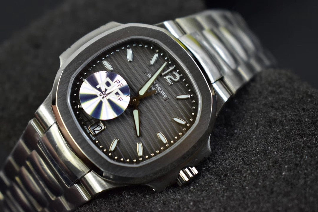 PATEK Nautilus 35mm Silver Black Dial