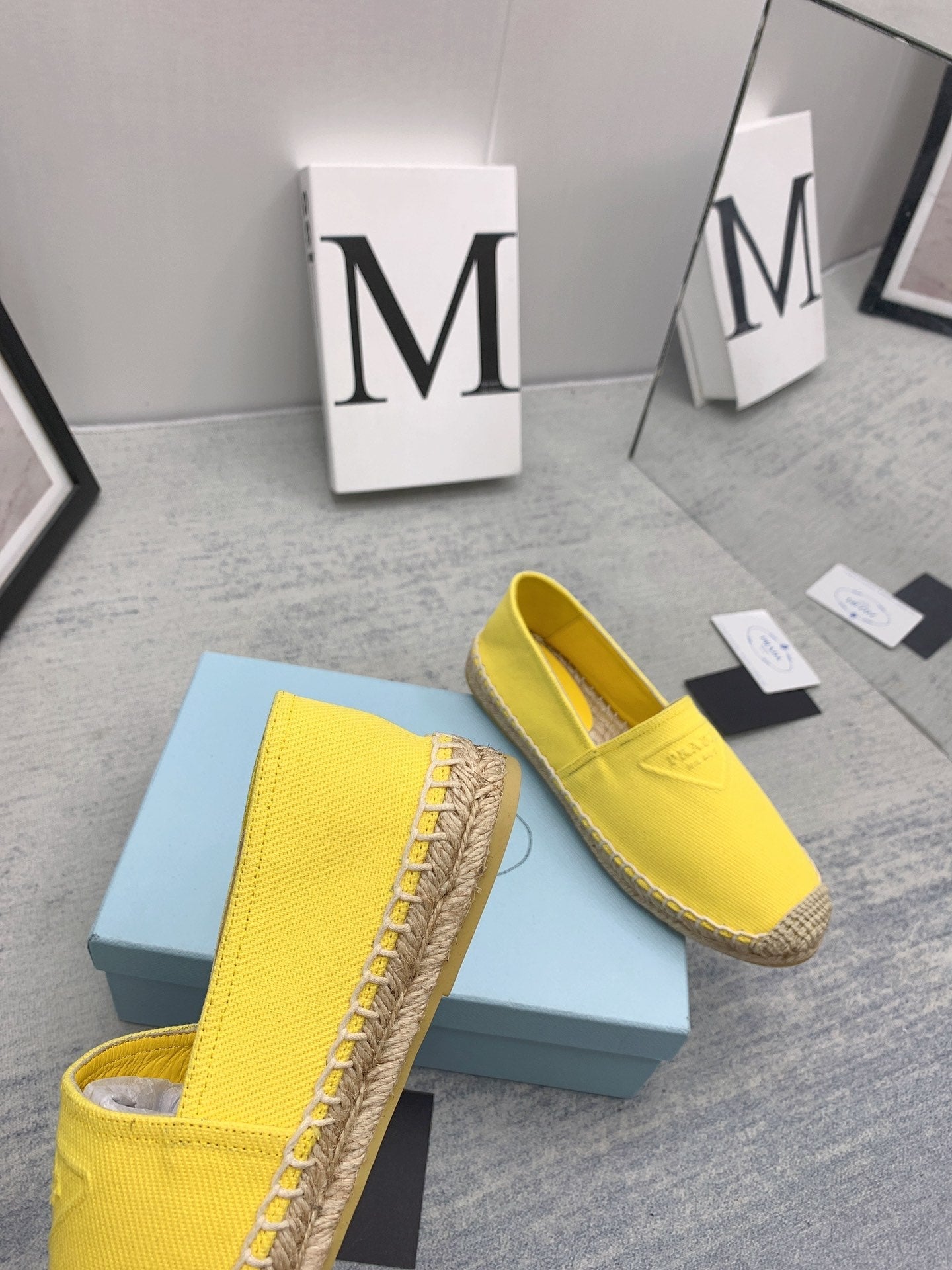 Prada 2026 Loafers Canvas Rope Sole 731191