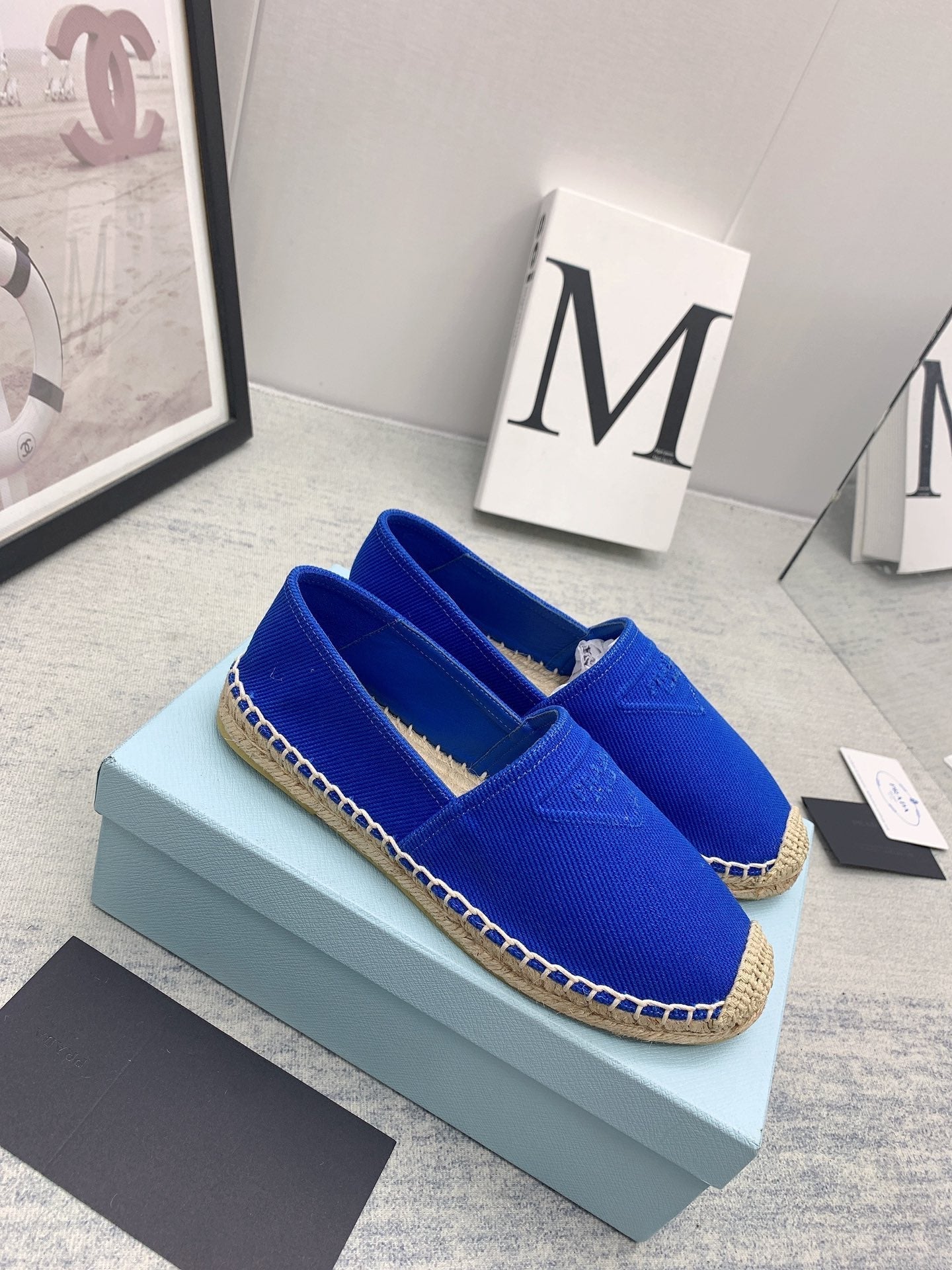 Prada 2026 Loafers Canvas Rope Sole 731191