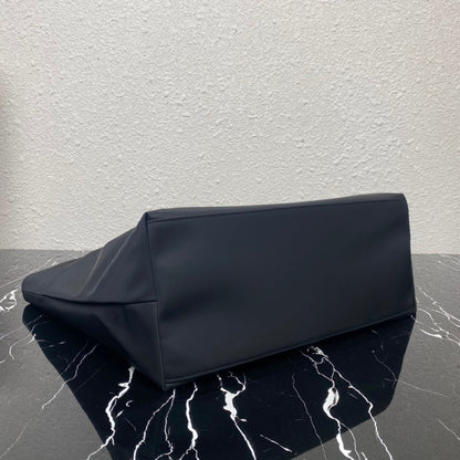 Prada 2026 Tote Bag 35cm Navy Re-Nylon