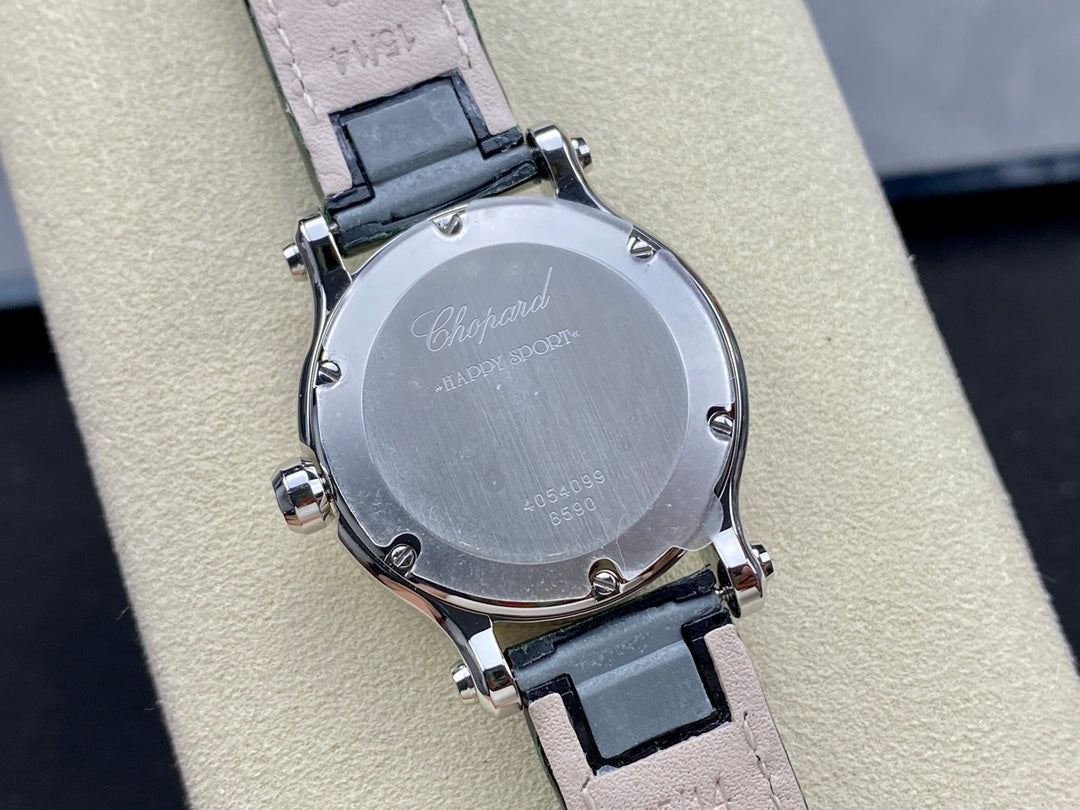 Happy Diamonds 30mm Quartz Silver White