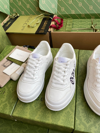 GG 26 Sneaker White Black Calfskin 632885