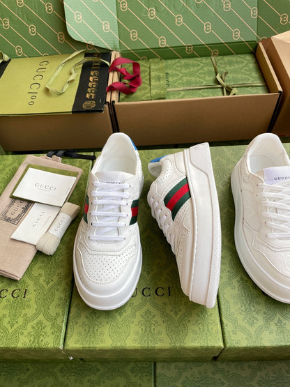 GG 26 Sneaker White Blue Calfskin 632887