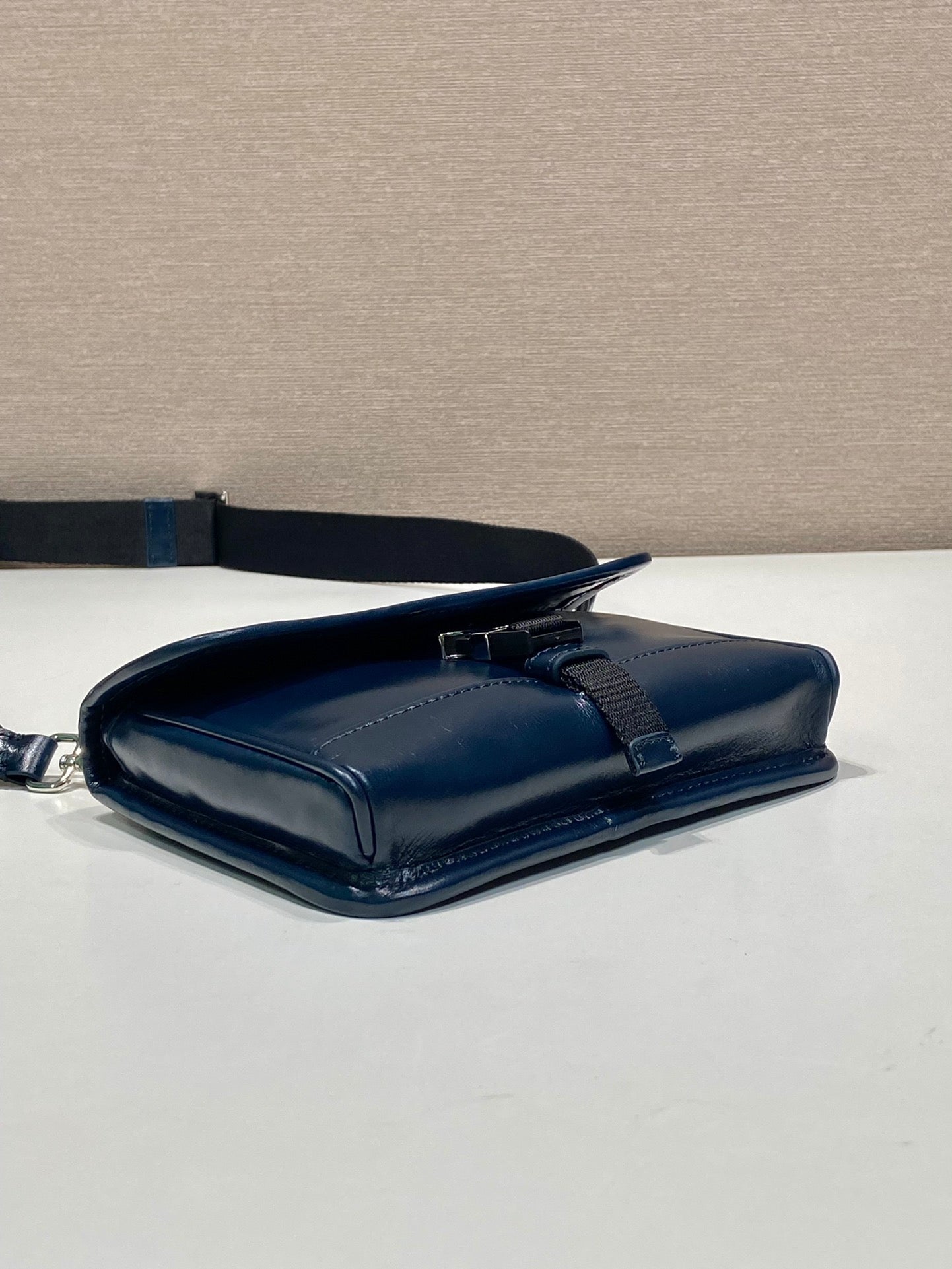 Prada 2026 Smartphone Case 18cm Denim Leather 282792