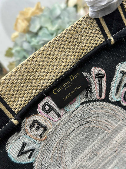 Dior 2026 City Postcard Resort Style Handbag "Saint-Tropez Limited Edition" Canvas 288606
