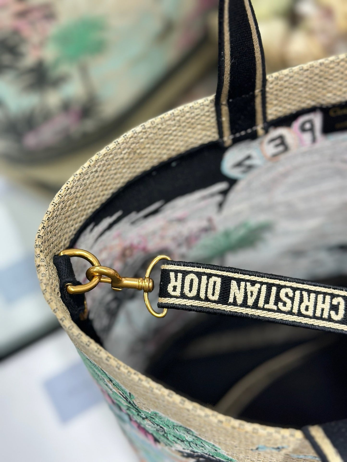 Dior 2026 City Postcard Resort Style Handbag "Saint-Tropez Limited Edition" Canvas 288606