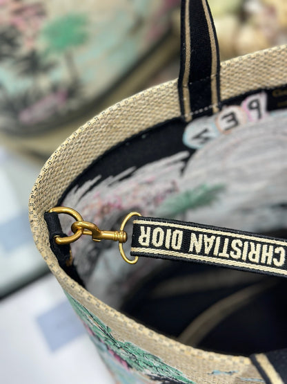 Dior 2026 City Postcard Resort Style Handbag "Saint-Tropez Limited Edition" Canvas 288606