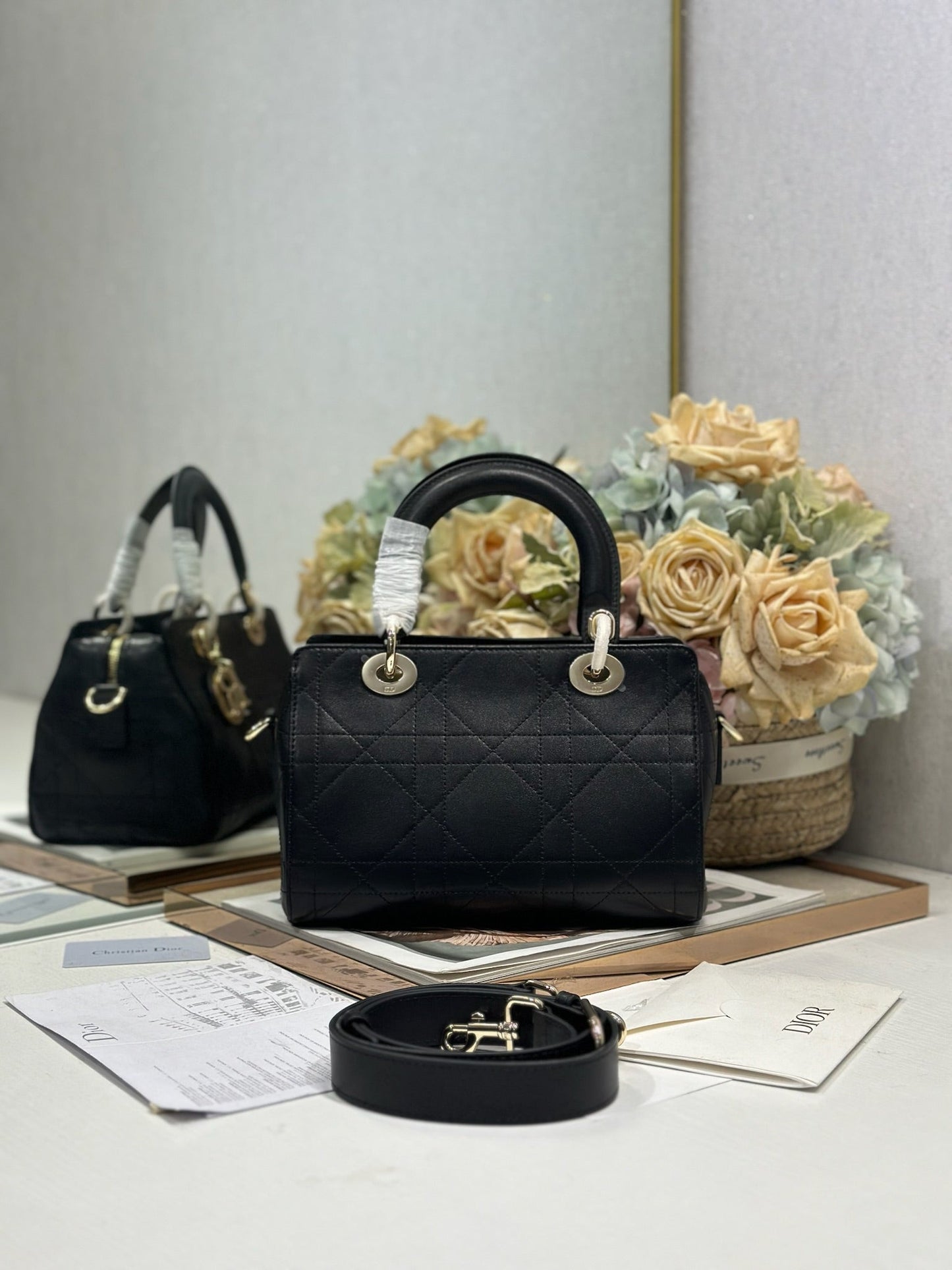 Dior 2026 Lady Bag 27cm Black Leather