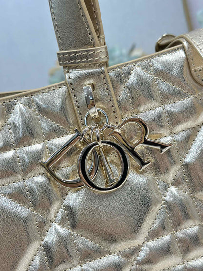 Dior 2026 Toujours Bag Gold Calfskin 288529