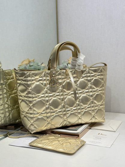 Dior 2026 Toujours Bag Gold Calfskin 288529