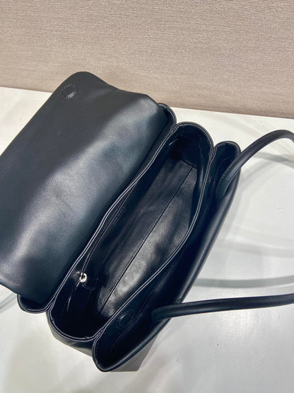 Prada 2026 Passage Bag 28cm Black Leather 282812