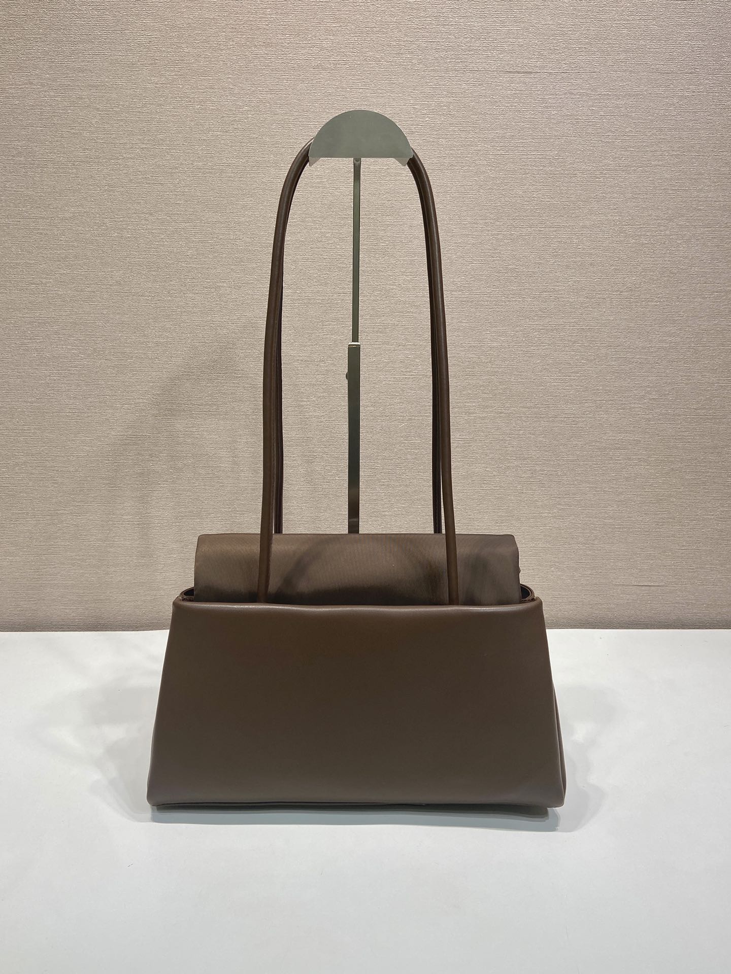 Prada 2026 Passage Bag 28cm Brown Leather 282814