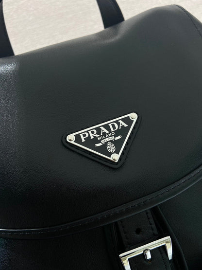 Prada 2026 Backpack 39cm Black Lambskin 351845