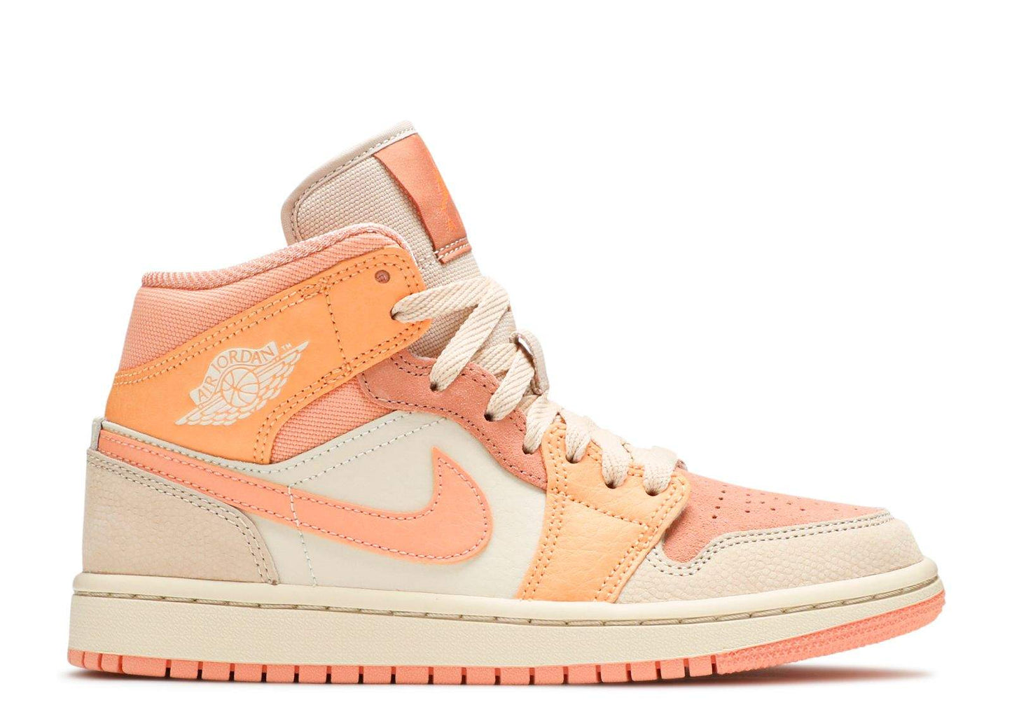 Air Jordan 1 Mid ‘Apricot’ Revered Footwear Sneakers - Limited Edition