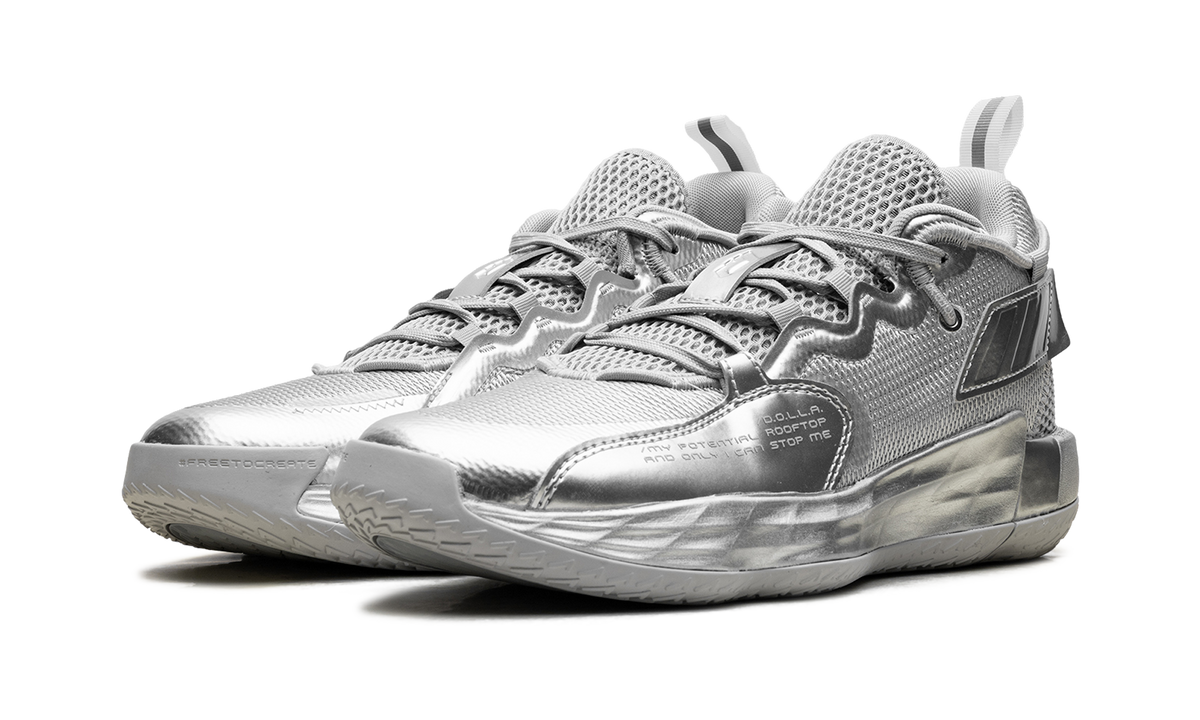 Dame 7 EXTPLY "GREY TWO/SILVER METALLIC/CLOUD WHITE" FZ0172