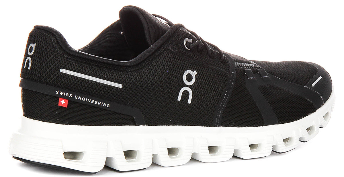 On Running Cloud 6 In Black White For Men