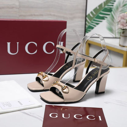 Gucci Signora Sandal 85mm Nude Sheepskin