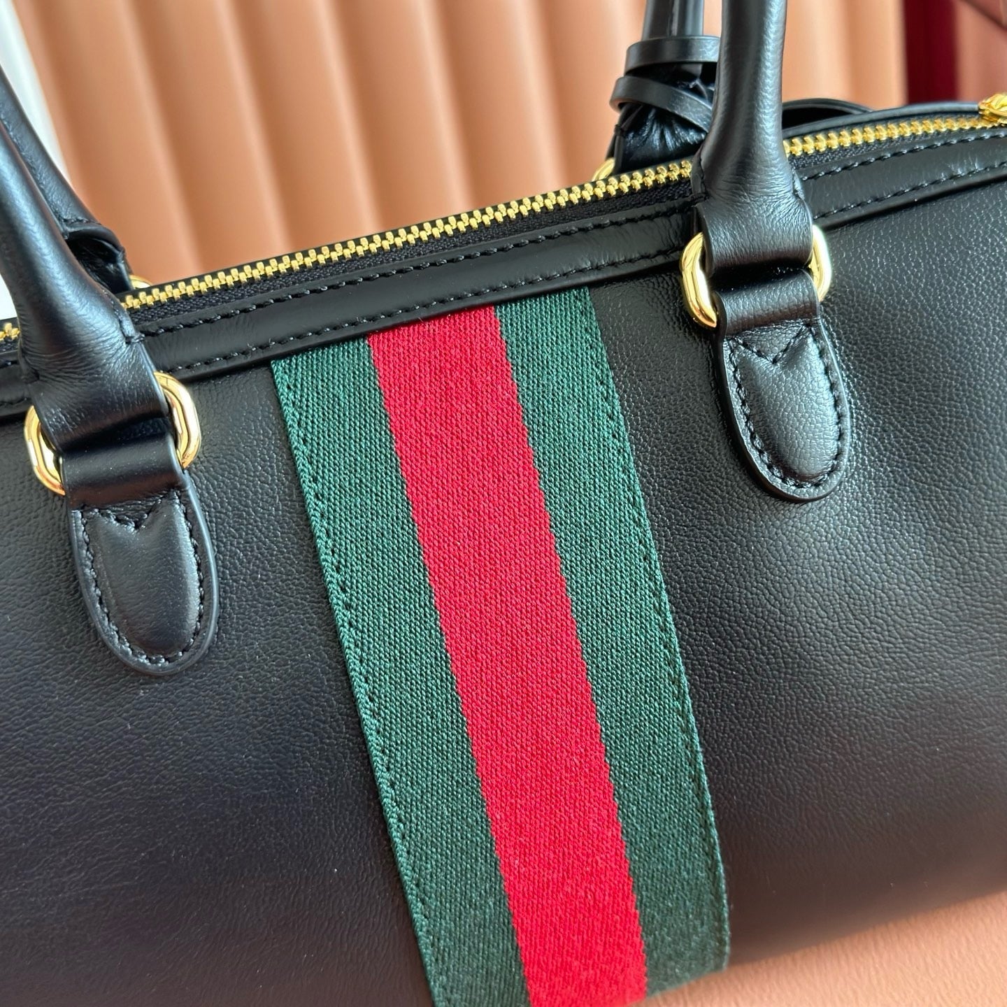 Gucci 2026 Borsetto Boston Bag 28cm Black Leather