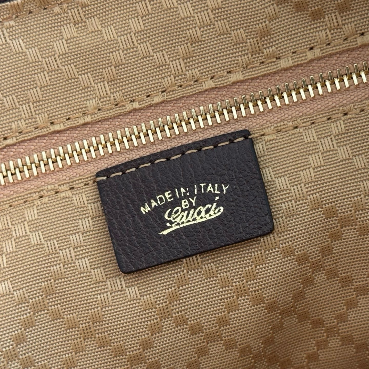 Gucci 2026 Borsetto Boston Bag Beige Brown Canvas Leather