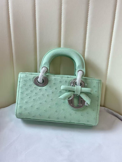 Dior 2026 Lady D-Joy Bag 19cm Ostrich Leather
