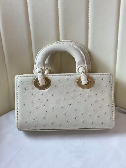 Dior 2026 Lady D-Joy Bag 19cm Ostrich Leather