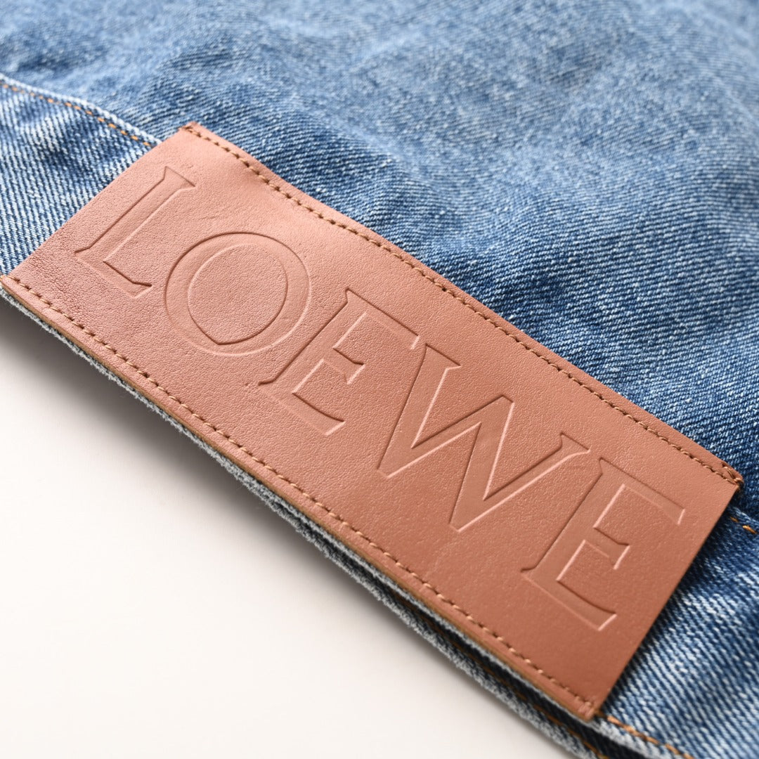 LW Anagram Denim Jacket Mid Blue Denim