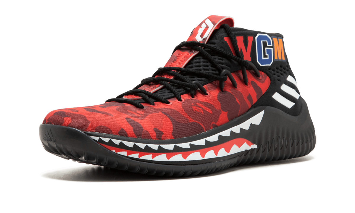 DAME4 Bape "Red Shark ABC Camo" AP9976