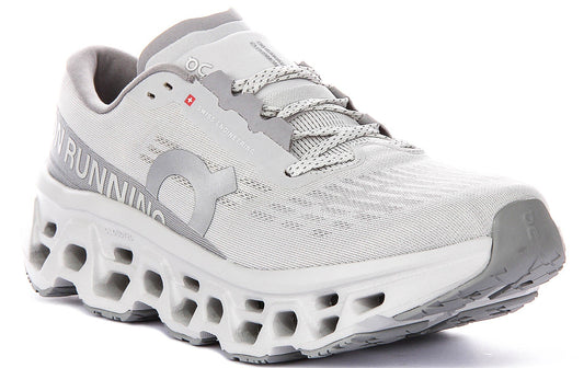 On Running Cloudmonster 3 In Light Grey For Men